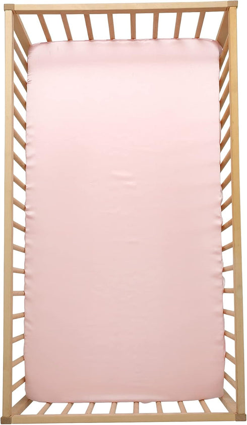38 24In, 5In SiinvdaBZX Satin Mini Crib Sheets x Silky Soft Mini Portable Crib Sheets Mattress Cover Portable Playard