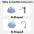 2PCS) Faucet Extender for Toddlers and Kids, fits Sink spout tub for Kitchen and Bathroom. Promotes Hand Washing