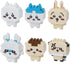 nanoblock Chiikawa Assortment 1, Complete Set of 6, mininano Series Building Kit