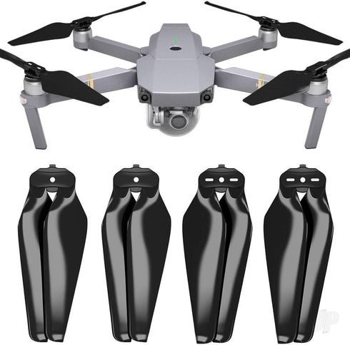 Master Airscrew Stealth Propellers Black for DJI Mavic Pro & Platinum - 4 pcs