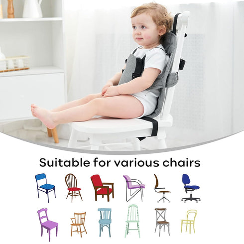 Baby Travel Essential Harness Seat, Portable Travel High Chairs for Babies/Toddlers, Baby Highchair Seat, Toddler