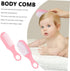 Set Infant Massage Brush Soft Hair Brush Comb Static-Free Grooming Kit for Newborns