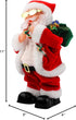 Dancing Santa Claus Toy with Shaking Belly and Feet - Musical Christmas Doll for Festive Cheer