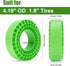 INJORA Silicone Rubber Inserts Foam for 106-108mm 1.9" Tires(Small Green)