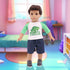 5 Sets 3 18 Inch Ecore Fun Boy Doll Clothes and Pairs of Shoes Fit for Boy Dolls Clothes Outfit Birthday Reward Gift