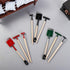 Miniature Dollhouse Garden Tools, 3PCS Mini Doll House Working Accessories, 1:12 Scale Shovel Hoe Pitchfork