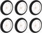 uxcell RC Model Plane Aircraft Wheel Micro Sport Wheel 0.07 Inch X 3 Inch - 6PCS