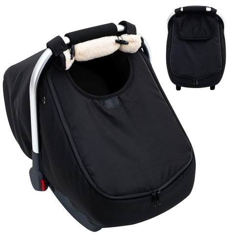 Winter Baby Car Seat Cover, Infant Car Seat Cover with Thickened Fleece