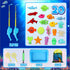 2-Player 3-5 Set TOY Life Magnetic Fishing Game for Kids - Toddler Fishing Pole with Fish Toys - Bath & Pool Toys