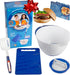 Masterchef Junior Kid's Burger Cooking Set - 9 Pc Kit with Real Cookware for Children, Bowl, Recipes, Hamburger Press