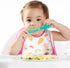 R HORSE 5Pcs Baby Bibs Set, Toddler Bibs with Crumb Catcher Pocket & Snap Button, Waterproof for 6-24 Months