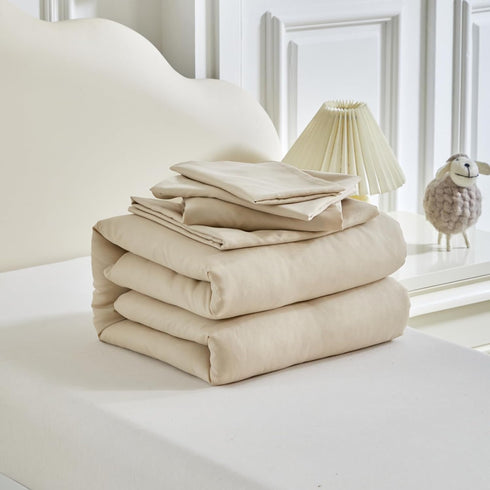 Set Set 5 Set Kids Comforter Sheet - Soft and Breathable Bed Includes Quilted Comforter, Fitted Sheet, Flat Top Sheet