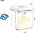 730g 1700ml Formula Dispenser Container with Scraper and Scoop Milk Powder BPA-Free Airtight Formula Storage Container