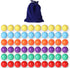60 Pcs Game Replacement Balls for Chinese Checker - 16mm Marbles for Marble Run, 6 Colors