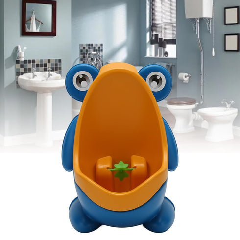 Srliya Children Training Urinal Wall Mounted Detachable Cute Cartoon Child Standing Urinal with Suction Cup for Boys