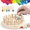 Wooden Memory Chess Matching Game - Family Board Games for Kids and Adults, Montessori Educational Toy for Ages 3-8+
