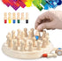 Wooden Memory Chess Matching Game - Family Board Games for Kids and Adults, Montessori Educational Toy for Ages 3-8+