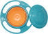Song Qing Magic Gyro Bowl, 360 Degree Rotate Spill-Proof Bowls with Lid, Creative Feeding Dishes