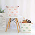 Square Storage Bins Canvas Collapsible Basket with Handles - Toy Organizer for Nursery, Kid's Toys, Closet & Laundry