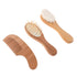 VICASKY Wooden Hair Comb and Soft Wool Brush Set for Newborns Boys