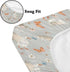 KuphiL10C 2 Pack Mattress-28x52 Cute Watercolor Ducks Butterflies Flowers Floral Pattern Baby Sheets for Crib, Unisex