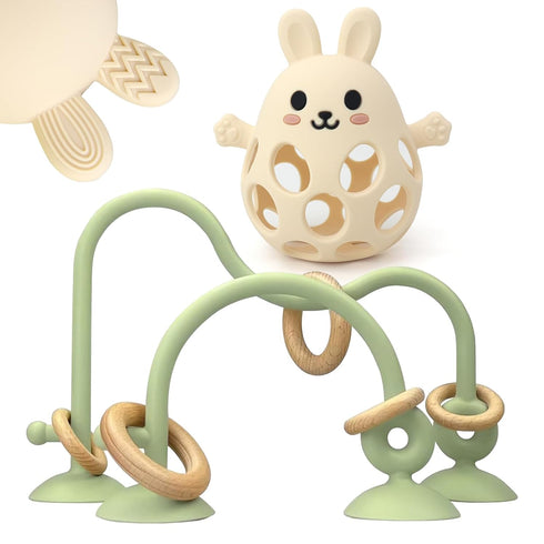 Baby High Chair Suction Toys Teething Chew - Baby Teething Toys Silicone