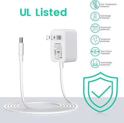 Power Cord Replacement for Graco DuetSoothe, Simple Sway Swing, Glider LX, DuoGlider, 5V Baby Swing Charger.
