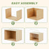 Cinnvoice 15.7'' 11'' 11'' Diorama Box Unfinished Large Display Box Wooden Display Cases for Collectibles x x