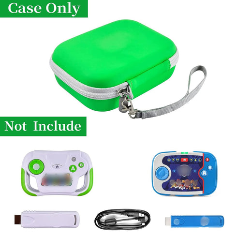 Case Compatible with Leapfrog for LeapLand Adventures & for PAW Patrol Learning Video Game. Toy Storage Holder for Wireless Controller, for HDMI Game Stick, Batteries and USB Cable (Box Only)