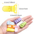 60 Pieces Pacifier Clips Holders Plastic Suspender Clips for Pacifiers Baby Pacifier Clips for DIY Teething Toys Baby Blankets Bib,12 Colors