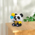 Larcele Micro Building Blocks Animal Set - DIY Mini 3D Building Toy Bricks (Balloon Panda, 295 Dots KLJM-10)