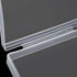 Tebery 24 Pack Blank Playing Card Case Clear Card Deck Box Snaps Closed for Game Card Storage Organizer