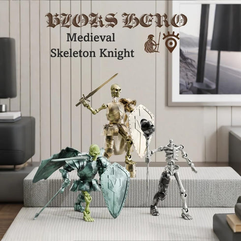 Osmanthus bloom T13 Set,Skeleton Figures,Dummy 13,Lucky 13 Action Figure Knight Action Figures,Knight Action