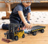 11 2 1 3+ KNACKTOYZ Remote Control Forklift with Flatbed Truck, Channel RC Forklifts with Spray, Cool Lights & Sound