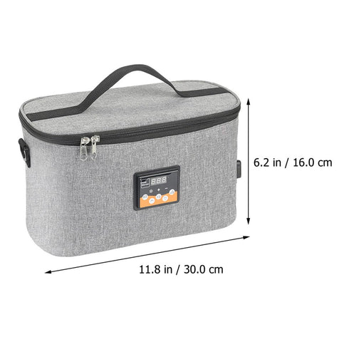 HONITANO Dc12v Portable Electric Bottle Warmer Bag for Car with Charger, Milk Bottle Heating and Insulated Tote Bag