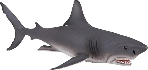 MOJO Large Great White Shark Realistic Wildlife Toy Replica, Hand Painted Figurine