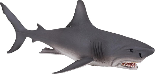 MOJO Large Great White Shark Realistic Wildlife Toy Replica, Hand Painted Figurine