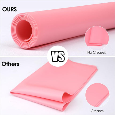 Countertop (23.62x15.75 inches) Extra Large Silicone Table Mat, Silicone Mat for Crafts Kids Dinner Placemat Desk