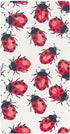 Bseiialft Red Ladybugs Pattern Crib Sheets for Boys Girls Soft and Breathable Cotton