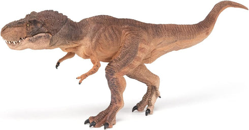 Papo - Brown Running T-Rex Figurine - Realistic, Hand Painted, Highly Detailed, Durable, Educational - Ages 3+