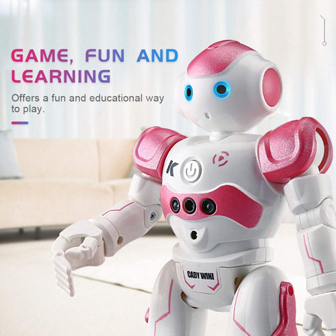 RC Robot Toys Gesture Sensing Smart Robot Toy for Girls, Singing, Dancing, Speaking, Christmas Birthday Gift