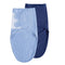 Soarwg Kids Baby Swaddle, Adjustable Newborn Infant Swaddle for Boy, Organic Baby Swaddles 0-3 Months, Blue 2 Pack Small