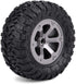 RC Crawler Tires 4Pcs Off-Road Rubber Tyres for 1:16 Remote Control Military Car Accessory Part