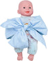 AYNEFY Newborn Swaddle Wrap, 100% Cotton Skin-friendly Infant Bowknot Sash Blanket for Photography Shoot Prop (Light