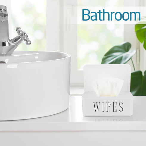 Singhoow 3 Pcs Large Baby Wipes Dispenser Refillable Wipe Holder with Lid Toilet Wipes Container for Bathroom Tissue
