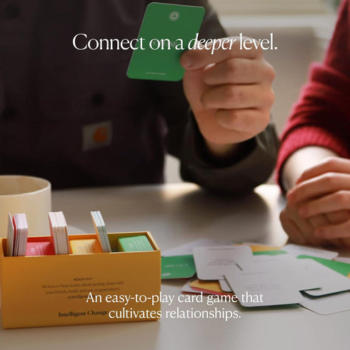 100 Intelligent Change Get Closer Social Bonding Card Game, Conversation Starters with Fun Questions & Activities