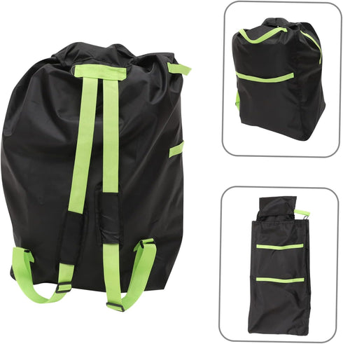 Double Stroller Bag for Airplane Travel Large Capacity Stroller Storage Bag with Shoulder Straps Sturdy Fabric for Easy