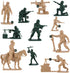 96 PCS Various Pose Toy Soldiers Figures with Military Map - Army Men Action Figures for Kids