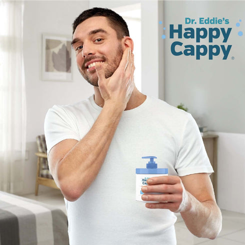 12 Oz (Pack 4) Happy Cappy Moisturizing Cream - Baby Eczema Cream, Eczema Lotion for Kids, Pediatrician-Formulated