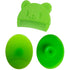 HUAYINGMEI Baby Bath Brush, Baby Cradle Cap Brush, Silicone Massage Brush, Baby Comb,